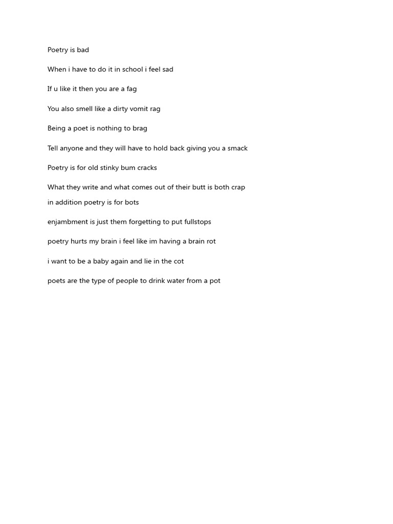 Why Poetry Makes Me Sad | PDF