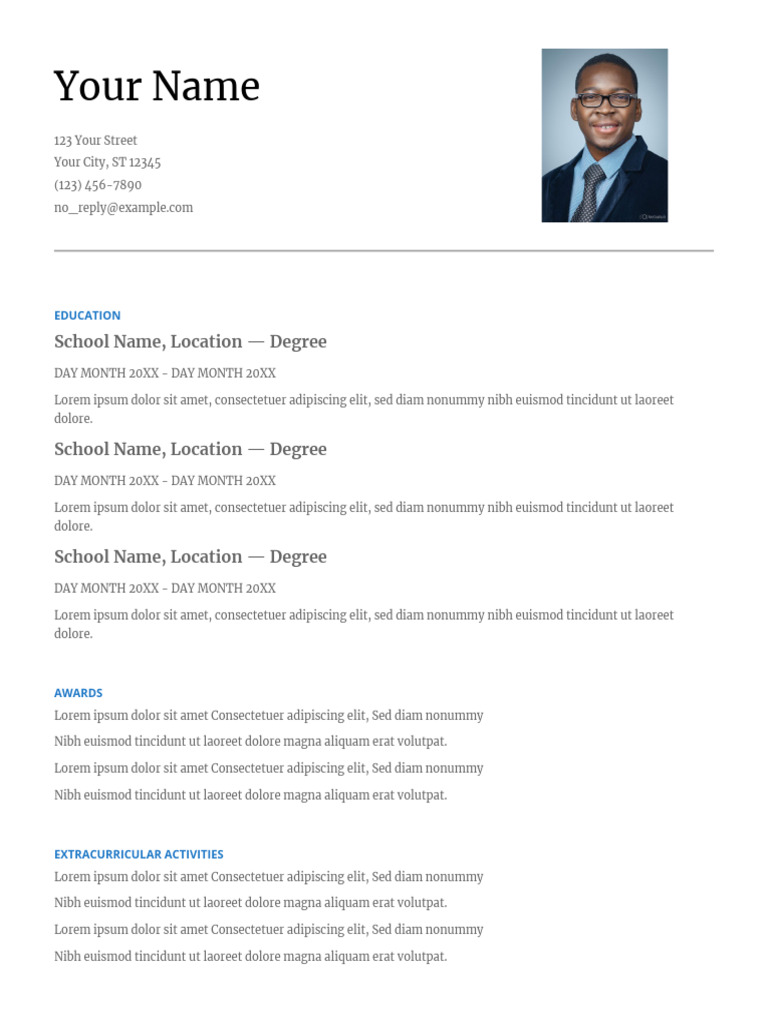 Comprehensive Resume Template | PDF | Business | Law