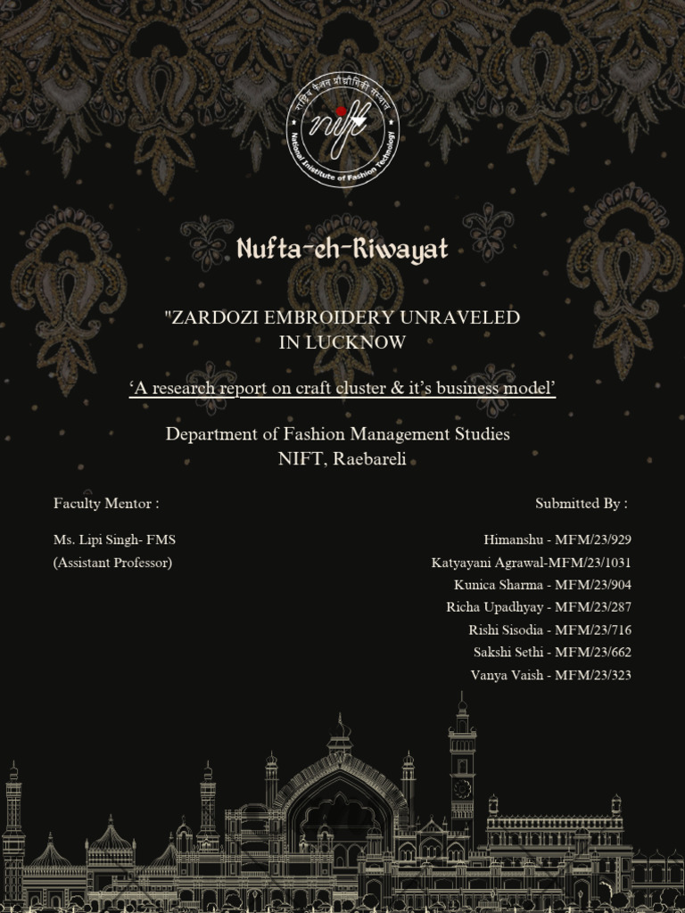 Nift CRD Report Final | PDF | Embroidery | Textiles, image size:768x1024