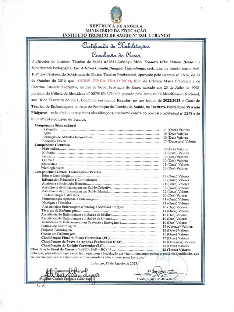 Certifica Do | PDF