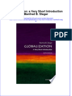 Download full ebook of Globalization A Very Short Introduction Manfred B Steger online pdf all chapter docx 