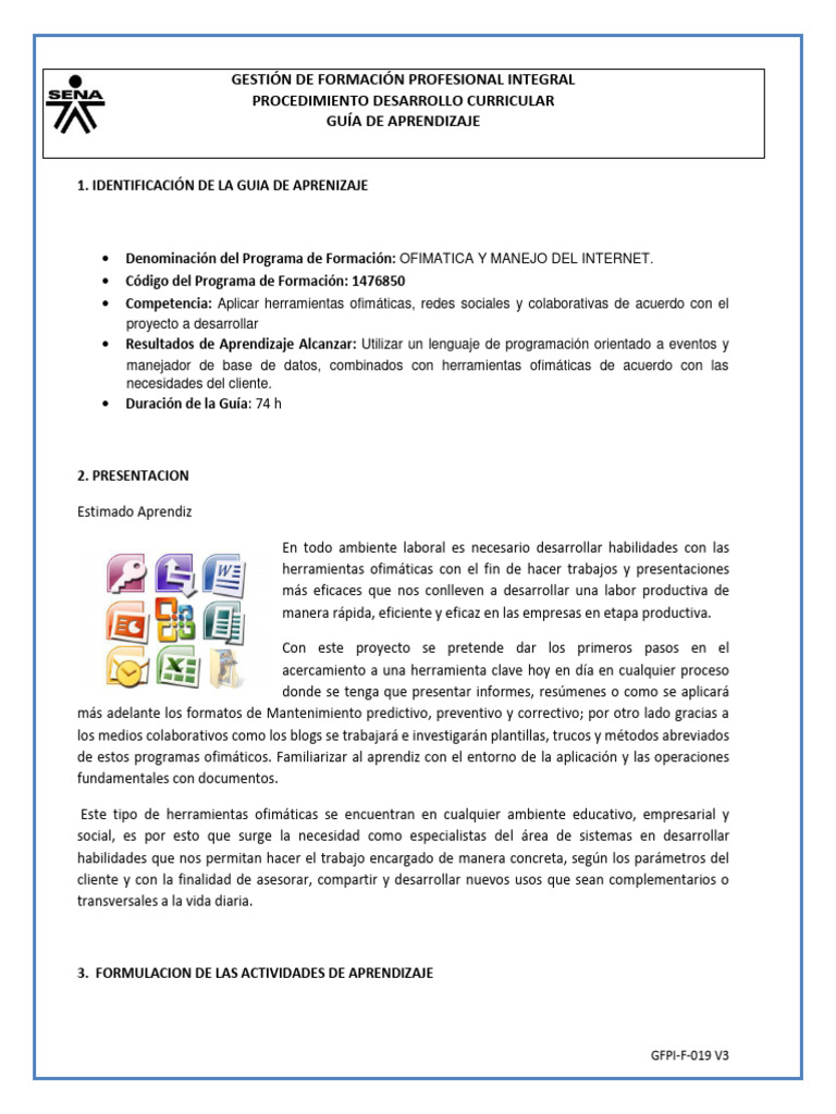 Guía de Aprendizaje en Ofimática | PDF | Microsoft PowerPoint ...