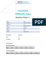 E2.9 Functions 2A Topic Booklet 2 1