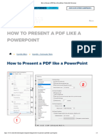 How To Present A PDF Like A PowerPoint - Cedarville University