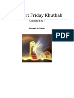 30 Short Friday Khutbah