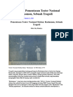 Pementasan Teater Nasional Medan, Rashomon, Sebuah Tragedi (Djaja, 1970)