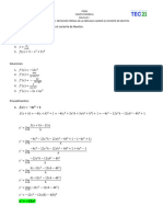 Actividad de repaso. Derivada usando la definición. PROCEDIMIENTOS