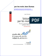 Full Download Seduire Par Les Mots Jean Dumas Online Full Chapter PDF