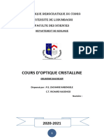 Cours D'optique Cristalline Bac1