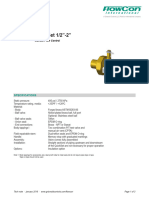 Valve, Manual Flow Control, 12-2, QuickSet