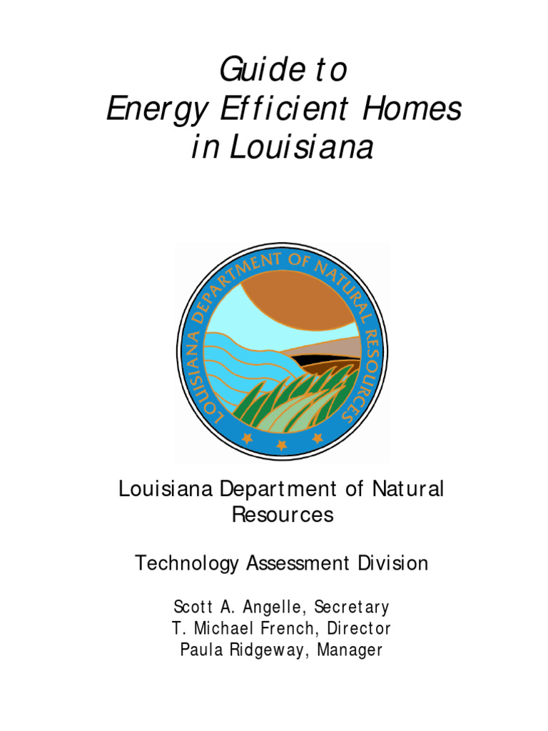 Energy Efficiency Guide for Louisiana Homes | PDF | Building Insulation ...