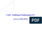 CSadd-maths P1  Answers (2012-2023)