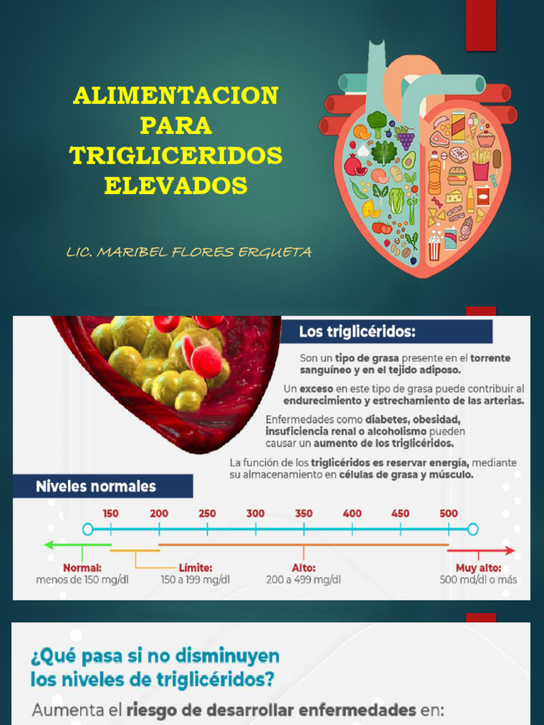 ALIMENTACION PARA TRIGLICERIDOS ELEVADOS | Descargar gratis PDF