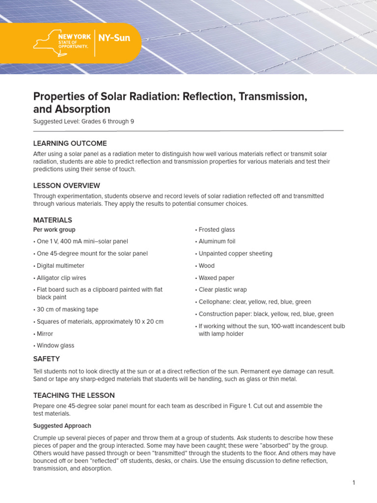 SUN k12 SKL9 Reflection Download Free PDF Solar Energy Mirror