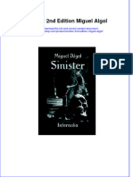 full download Sinister 2Nd Edition Miguel Algol online full chapter pdf 