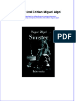 Full Download Sinister 2Nd Edition Miguel Algol Online Full Chapter PDF