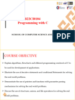 C Programming - Unit 1 Final