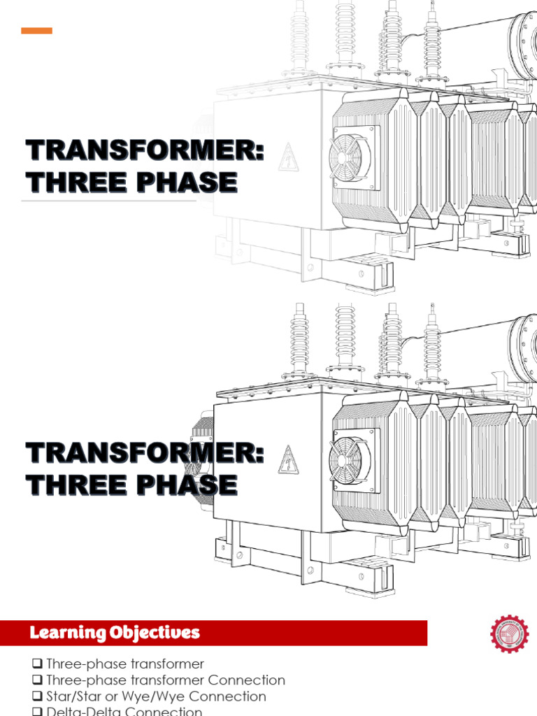 Three-Phase Transformer Guide | PDF | Transformer | Electric Power ...