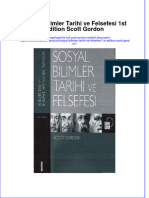 Full Download Sosyal Bilimler Tarihi Ve Felsefesi 1St Edition Scott Gordon Online Full Chapter PDF