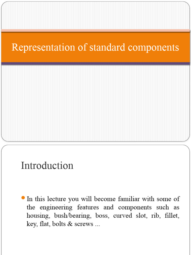 Engineering Components and Features Guide | PDF | Screw | Gear