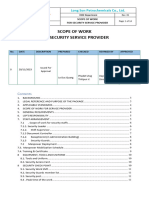 Part II - SOW For Security Service Package For Operation Phase - Final