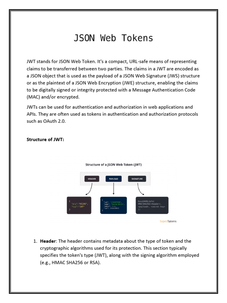 JWT Security: Hacks and Mitigations | PDF | Authentication | Malware