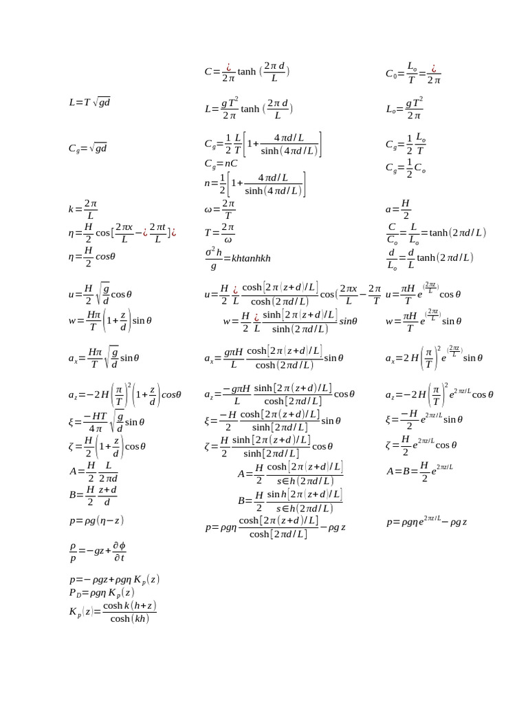 Wave Mechanics Equations | PDF | Subtraction | Calculus