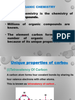 Organic Chemistry Classwork Notes