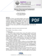 Analisar Os Efeitos Da Utilização Da Bandagem Elástica