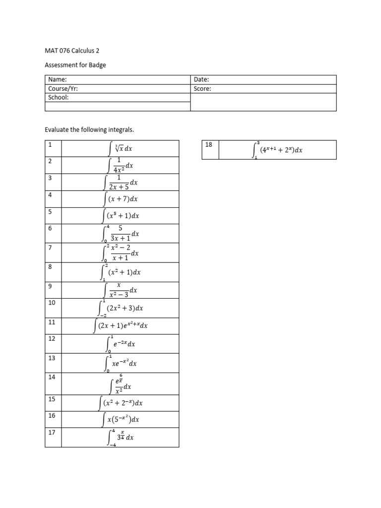 Mat 076 calculus 2 assessment 1 a pdf