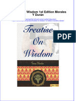 PDF of Treatise On Wisdom 1St Edition Morales Y Duran Full Chapter Ebook