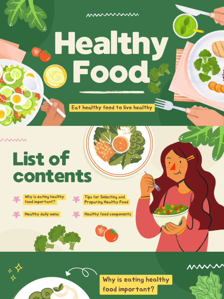Importance of Healthy Eating | PDF