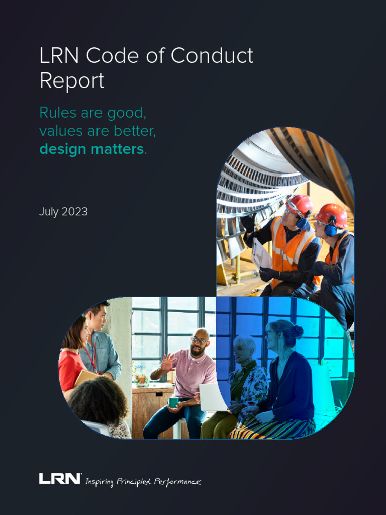 Code of Conduct Report | PDF | Risk | Leadership
