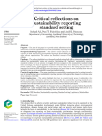Ali, Fukpkuka e Narayan 2023 - Critical Reflections On Sustainability Reporting Standard Setting