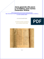 full download Introduzione Generale Alla Sacra Scrittura 1St Edition Juan Carlos Ossandon Widow online full chapter pdf 