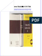 Full Download Tarama Sozlugu K N TDK Online Full Chapter PDF