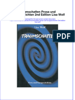 Download pdf of Traumschatten Prosa Und Kurzgeschichten 2Nd Edition Lisa Wolf full chapter ebook 