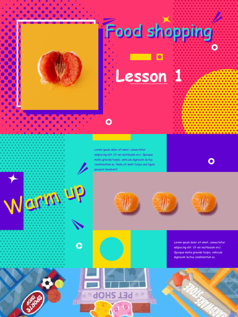 U3 Food Shopping Lesson 1 | PDF | Career & Growth