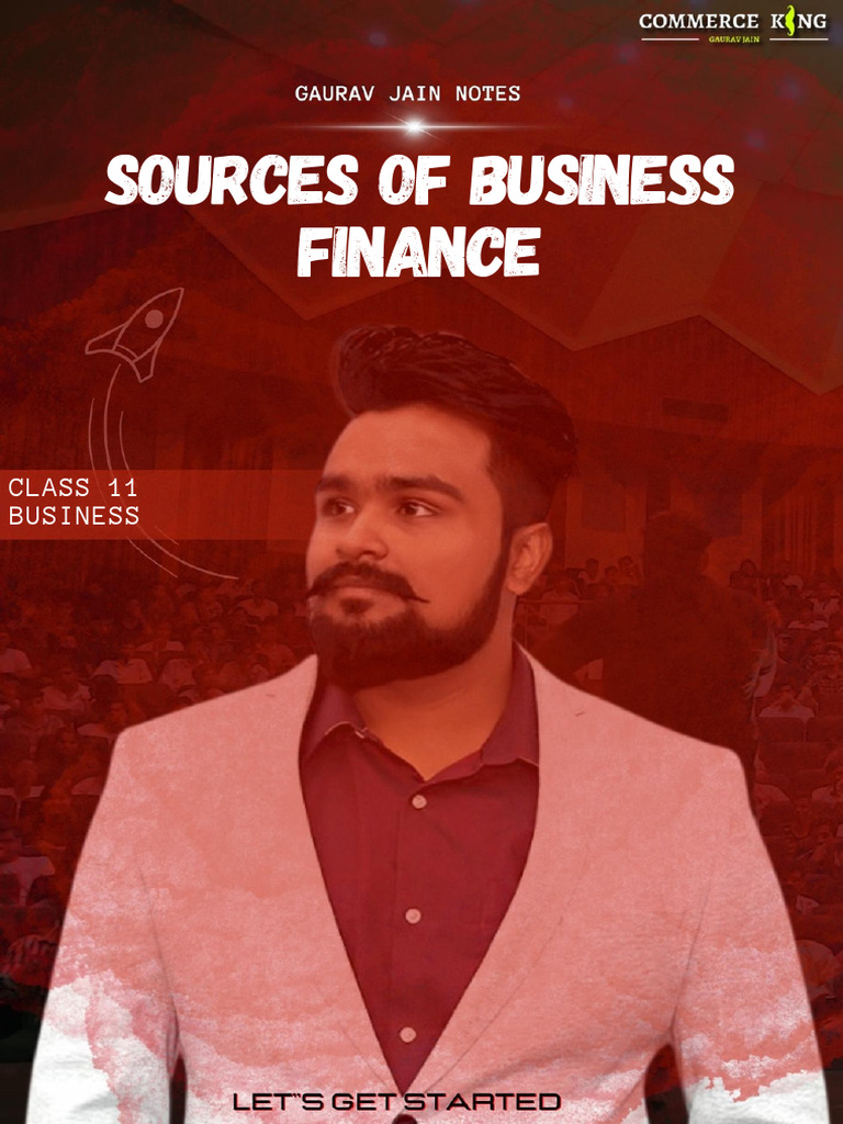 Sources of Business Finance Explained | PDF | Equity (Finance) | Loans
