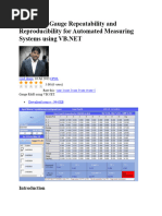 Gage R&R Study Guide for Minitab | PDF | Engineering Tolerance | Statistics