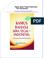 Full Download Kamus Bahasa Jawa Tegal Indonesia Tim Penyusun Online Full Chapter PDF