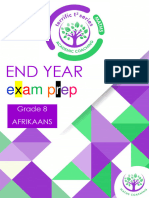 Grade 8 Exam Prep End Year Afrikaans