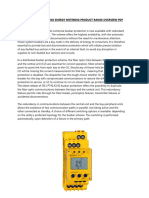 Power Quality and Energy Metering Product Range Overview