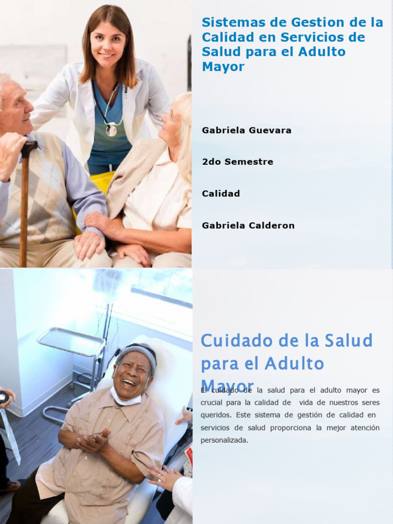 Planes De Salud Para Adultos Mayores, Alternativas Para Cuidarlos