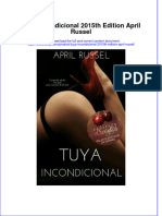 Full Download Tuya Incondicional 2015Th Edition April Russel Online Full Chapter PDF