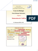 Biologie Moléculaire-3-Maturation de lARNm