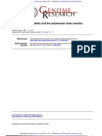 DNA Polymerase Fidelity and The Polymerase Chain Reaction.: References Email Alerting