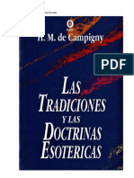 Campigny H M - Las Tradiciones Y Las Doctrinas Esotericas