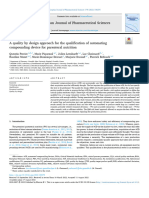 A Quality by Design Approach For The Qualification of Automating Compounding Device For Parenteral Nutrition