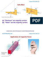 LPU Physics Notes Hall Effect Solenoids Toroids Fusion